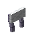 White Otherplanks Raised Seat Back