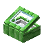 White Green Bioshroom Display Case
