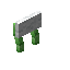 White Green Bioshroom Raised Seat Back