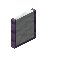 White Mauve Flat Seat Back