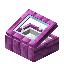 White Pink Bioshroom Display Case