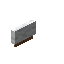 White Dark Small Seat Back