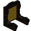 Yellow Blackwood Fancy Seat Back