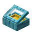 Yellow Blue Bioshroom Display Case