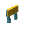 Yellow Blue Bioshroom Raised Seat Back