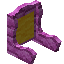 Yellow Pink Bioshroom Fancy Seat Back