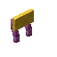 Yellow Pink Bioshroom Raised Seat Back