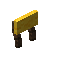 Yellow Canopy Raised Seat Back