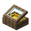 Yellow Twilight Oak Display Case