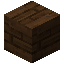 Crude Horizontal Dark Oak Planks