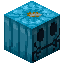 Light Blue Carved Pumpkin