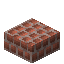 Плита из коротких кирпичей