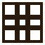 Решётка из тёмного дуба 059