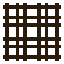 Решётка из тёмного дуба 077