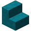 Cyan Alabaster Cobble Stairs