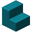 Polished Cyan Alabaster Stairs
