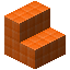 Orange Small Alabaster Tile Stairs