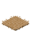Холщовый коврик
