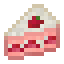 Strawberry Cake Slice