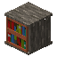 Акациевая книжная полка