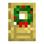 Bamboo Door with Wreath