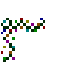Mini Multicolored Lights (Vertical Corner Left)