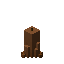Large Brown Candle