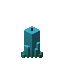 Large Light Blue Candle