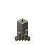 Large Light Gray Candle