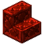 Diagonal Redstone Block Tiles Stairs