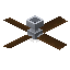 Dark Oak Light Ceiling Fan