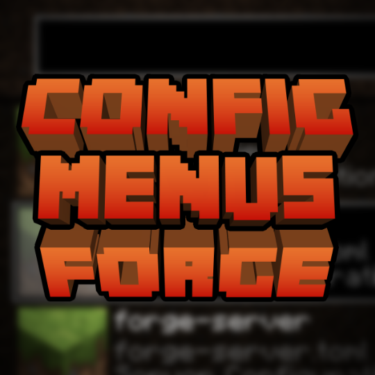 Forge Config Screens [Archived]