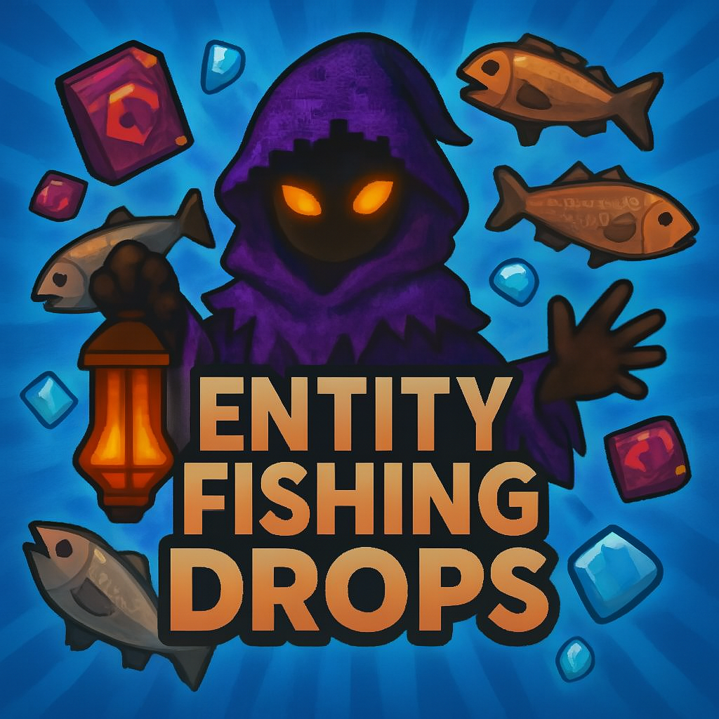 Entity Fishing Drops